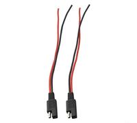 Hoppipola Cavo di prolunga per auto, SAE 13 cm, 18 AWG, con connettore rapido per energia solare per batteria per caricabatterie, coppia di cavi flessibili