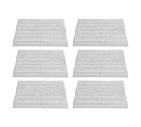 Hoppipola Confezione da 6 esclusori per apicoltura, alveare in plastica per isolare le api regine, bianco e giallo, per apicoltura per la cura delle colonie (46 x 46 cm bianco)