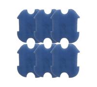 Hoppipola Confezione da 6 spugne filtranti per robot da piscina A1, schiuma di cotone per cuscinetti di ricambio, 285 x 245 x 10 mm, accessori facili da installare per aspirapolvere da piscina (blu)