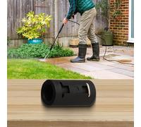 Hoppipola Connettore per tubo di prolunga nero per idropulitrice, per LAVOR per NILFISK per BOSCH, adattatore per tubo flessibile in plastica (C)