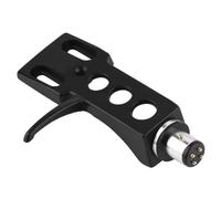 Hoppipola Cuffia per giradischi con contatti a 4 poli per lettore in vinile Technics, alloggiamento in ABS, argento