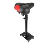 Hoppipola Cuscino per sedile pieghevole ammortizzante per scooter elettrico Ninebot G30 MAX, installazione senza trapano, nero (cuscino per seduta grande, nero)