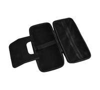 Hoppipola Custodia rigida portatile per MSI Claw 8 AI+ Handheld, robusta borsa da viaggio in pelle PU, leggera e antiurto, 32 x 17 x 9 cm, nero