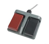 Hoppipola Doppio interruttore a pedale momentaneo per giochi USB interruttore a pedale nero 150x120mm per l'editing delle immagini (A)