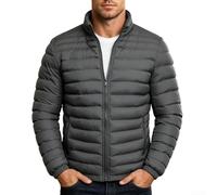 Hoppipola Giacca invernale da uomo antivento in softshell con cappuccio | Cappuccio integrato, blocca il vento freddo, cerniera a due vie, per una presa ottimale, materiale resistente alle intemperie