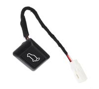 Hoppipola Interruttore di rilascio elettrico per portellone posteriore dell'auto, CC 12 V, ABS, nero lucido, pulsante per il cofano del bagagliaio, controllo del vano bagagli posteriore