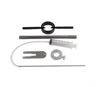 Hoppipola Kit di manutenzione forcella per moto con indicatore di livello dell'olio e compressore a molla, 5 misure filettatura M10//Manutenzione cartuccia e forcella invertita