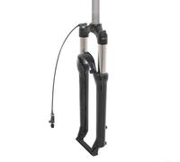 Hoppipola Mountain per forcella anteriore della bici, sospensione a molla a olio in lega di alluminio con blocco e controllo della spalla, blu (66 cm azzurro)