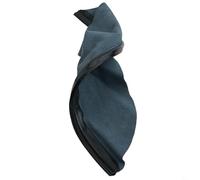 Hoppipola per casco da saldatura resistente, design avvolgente, sciarpa in pelle resistente al fuoco, protezione per il collo rimovibile, anti-schizzi e calore per protezione, nero (sciarpa in pelle)