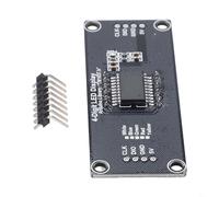 Hoppipola per tm1637 modulo orologio LED a 4 cifre display a sette segmenti da 0,56 pollici per display tubolare digitale Arduino RGB con luminosità regolabile (bianco)