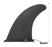 Hoppipola Pinna scorrevole rimovibile da 22,9 cm, accessorio per kayak e tavola da surf, maggiore stabilità, colore rosso, 210 g