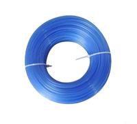 Hoppipola Rotolo di filo in nylon da 30 m, dimensioni: 1,6 mm, 2,0 mm, 2,4 mm, per tosaerba e mangiatori - blu (2,4 mm)