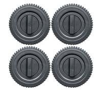 Hoppipola Ruota per barbecue da 17,8 cm con foro da 16 mm, pratica come ricambio, 4 pezzi (4 pezzi A)