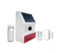 Hoppipola Sirena esterna solare 110 dB con flash LED IP55 (C)