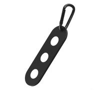 Hoppipola Supporto per stecche da biliardo con fibbia, in plastica, con giunti da 12 mm, nero