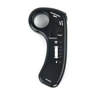 Hoppipola Telecomando elettrico per longboard con indicatore di alimentazione, 4 modalità di velocità, design ergonomico curvo del guscio, controller wireless per skateboard da 2,4 G, per adulti, nero