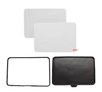 Hoppipola TM7 - Kit di protezione per schermo con 2 pellicole in vetro temperato, cover in silicone e telaio in plastica, facile da installare, protezione trasparente per touchscreen