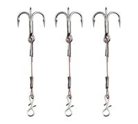 Hoppipola Tremolino in acciaio inox per luccio, pesce persico e spigolo (3,5 cm)