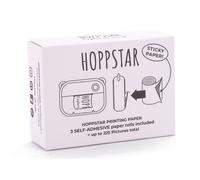 Hoppstar Ricarica di carta in rotoli confezione da 3 bianco, autoadesivo