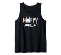 Hoppy Auntie Happy Easter Bunny Grafica Canotta