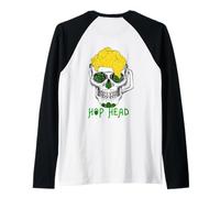 HOPPY Beer Diversity HOP Drink Responsibly ART SUL RETRO Maglia con Maniche Raglan