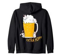 HOPPY Birra Diversità HOP Drink Responsabilmente Non Versare Felpa con Cappuccio