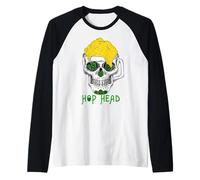 HOPPY Birra Diversità HOP Drink Responsabilmente Non Versare Maglia con Maniche Raglan