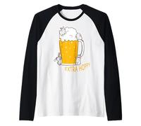 HOPPY Birra Diversità HOP Drink Responsabilmente Non Versare Maglia con Maniche Raglan