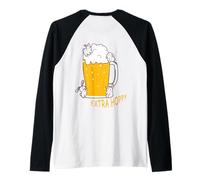 HOPPY Birra Diversità HOP Drink Responsabilmente Non Versare Maglia con Maniche Raglan