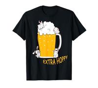 HOPPY Birra Diversità HOP Drink Responsabilmente Non Versare Maglietta