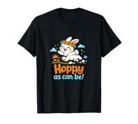 Hoppy Come può Essere Cute Bunny Pun Graphic Maglietta