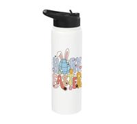 Hoppy Easter Bunny Egg Hunt Spring Holiday Humor Stainless Steel Insulated Water Bottle