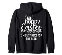 Hoppy Easter Hour Some Bunny Needs Beer Here for The Hops Felpa con Cappuccio