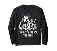 Hoppy Easter Hour Some Bunny Needs Beer Here for The Hops Maglia a Manica