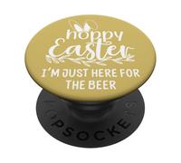 Hoppy Easter Hour Some Bunny Needs Beer Here for the Hops PopSockets PopGrip Adesivo