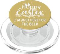 Hoppy Easter Hour Some Bunny Needs Beer Here for the Hops PopSockets PopGrip per MagSafe