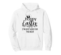 Hoppy Easter Sign,Some Bunny Needs Beer Easter Drinking Hour Felpa con Cappuccio