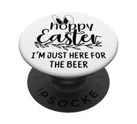 Hoppy Easter Sign,Some Bunny Needs Beer Easter Drinking Hour PopSockets PopGrip Adesivo