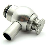 HOPPY RUBINETTO A VITE IN ACCIAIO INOX ATTACCO 1/2" REGOLAZIONE FLUSSO, TENUTA PERFETTA, IL TOP