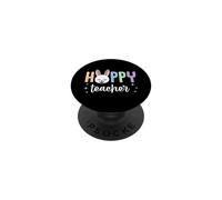Hoppy Teacher Happy Easter Bunny Grafica PopSockets PopGrip Adesivo