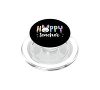 Hoppy Teacher Happy Easter Bunny Grafica PopSockets PopGrip per MagSafe