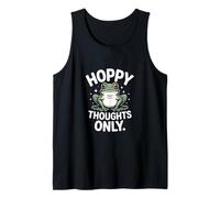 Hoppy Thoughts Only Cute Frog Pun Spring Happy Canotta