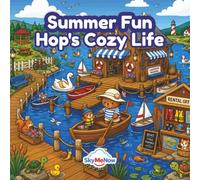 Hop's Cozy Life: Summer Fun: 50 Cozy and Detailed Summer Coloring Pages for Relaxation and Creativity