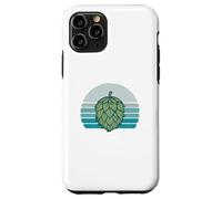 Hops Lover Vintage Beer Graphic Dark Sunset Hop Illustration Custodia per iPhone 11 Pro