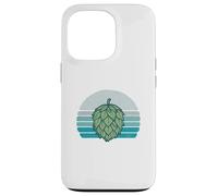 Hops Lover Vintage Beer Graphic Dark Sunset Hop Illustration Custodia per iPhone 13 Pro