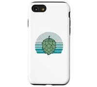 Hops Lover Vintage Beer Graphic Dark Sunset Hop Illustration Custodia per iPhone SE (2020) / 7/8