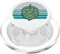 Hops Lover Vintage Beer Graphic Dark Sunset Hop Illustration PopSockets PopGrip per MagSafe