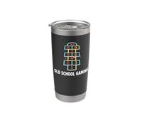 Hopscotch Old School Gaming Bicchiere termico in acciaio inox doppia parete
