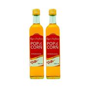 Hopser Food Fun 1 L di olio per popcorn con pregiato aroma naturale di burro e pratico beccuccio per versare Popcorn
