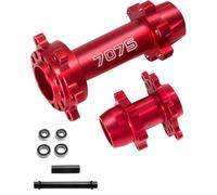 hopsupRC Alluminio 7075-T6 anteriore e posteriore mozzo ruota esagonale aggiornamenti parte per Losi 1/4 Promoto-MX Motorcycle RTR FXR-LOS06000, Promoto-MX Motorcycle RTR Pro Circuit-LOS06002, rosso